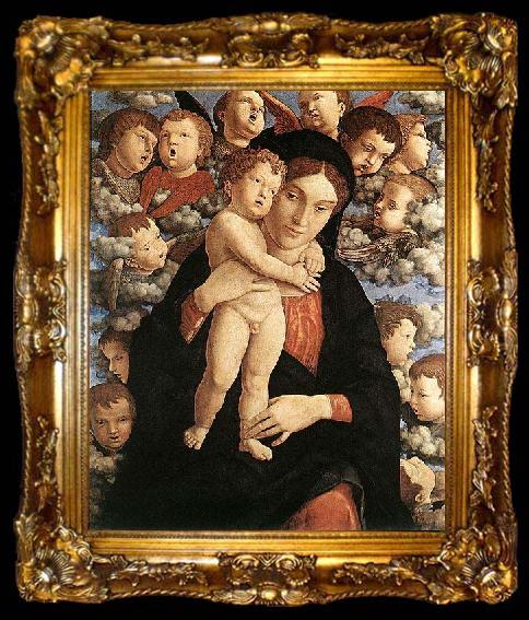 framed  Andrea Mantegna The Madonna of the Cherubim, ta009-2